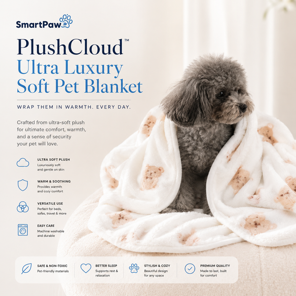 SmartPaw™ PlushCloud | Ultra Luxury Soft Pet Blanket