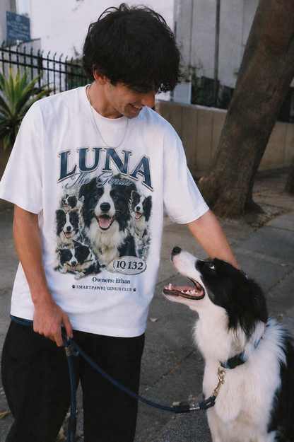 SmartPaw™ Canine Genius Club | Custom Breed & IQ T-Shirt