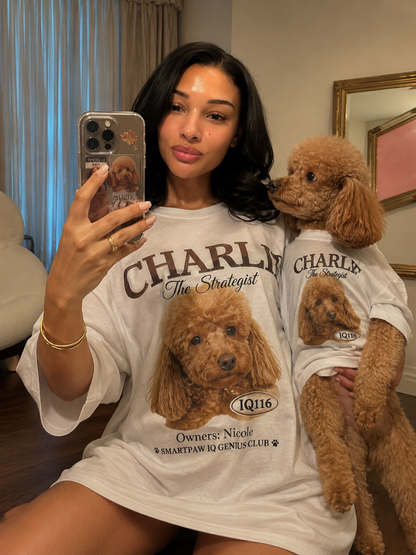 SmartPaw™ Canine Genius Club | Custom Breed & IQ T-Shirt