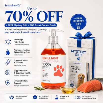 SmartPaw™ Wild Salmon Oil | Natural Advanced Omega BlendOil | 21 Omega Fatty Acids