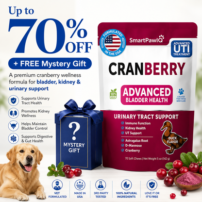 SmartPaw™ Cranberry Premium Care | Advanced Bladder & UTI Treatment