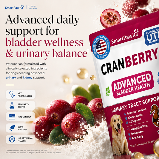 SmartPaw™ Cranberry Premium Care | Advanced Bladder & UTI Treatment