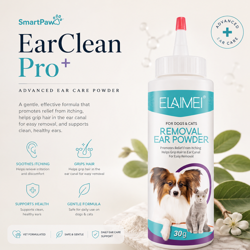 SmartPaw™ EarClean Pro+ | Advanced Ear Care Powder