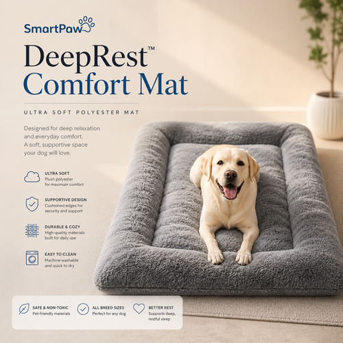 SmartPaw DeepRest™ Comfort Mat | Ultra Soft Polyester Mat