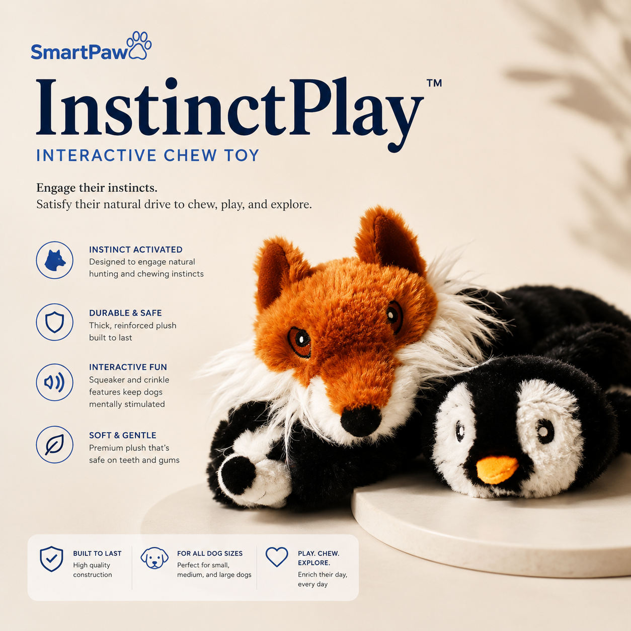 SmartPaw InstinctPlay™ | Interactive Chew Toy