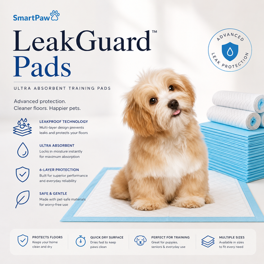 SmartPaw™ LeakGuard Pads | Ultra Absorbent Training Pads