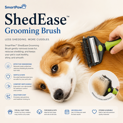 SmartPaw™ ShedEase Grooming Brush