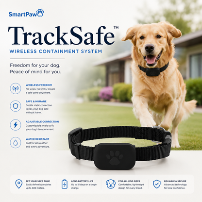 SmartPaw™ TrackSafe | Wireless Containment System