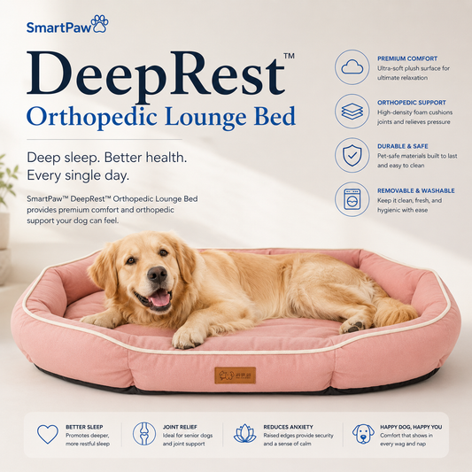SmartPaw™ DeepRest™ | Orthopedic Lounge Bed
