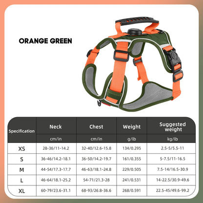 TrackGuard™ Reflective Tactical Harness with Airtag Holder
