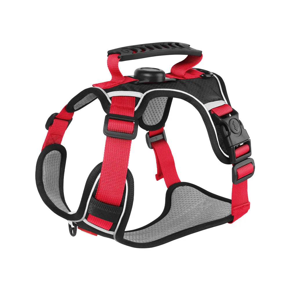 TrackGuard™ Reflective Tactical Harness with Airtag Holder