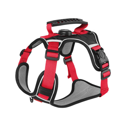 TrackGuard™ Reflective Tactical Harness with Airtag Holder