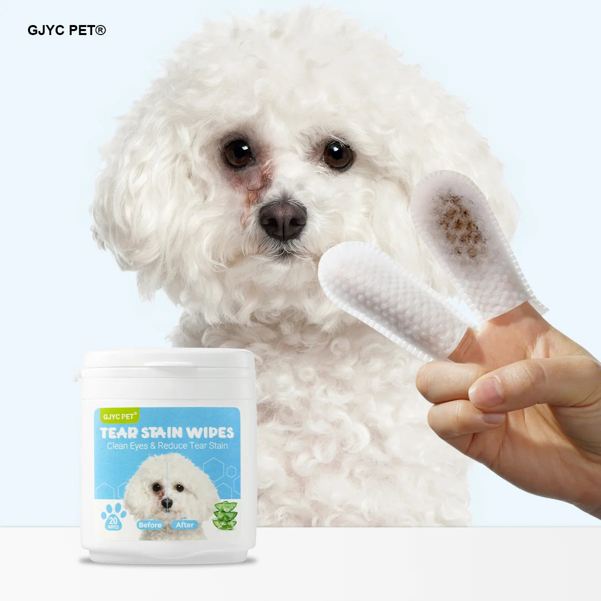 SmartPaw™ Clean Eye and Mouth Care Wipes | 20 Wipes